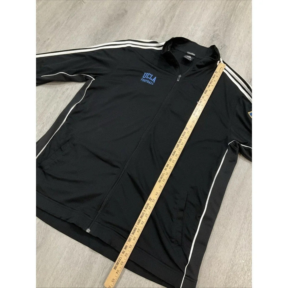 Adidas Clima 365 UCLA Track Jacket Black Full Zip 3XL Embroidered Logo #75
